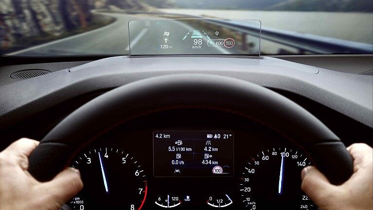 Head-up-Display von Ford Focus