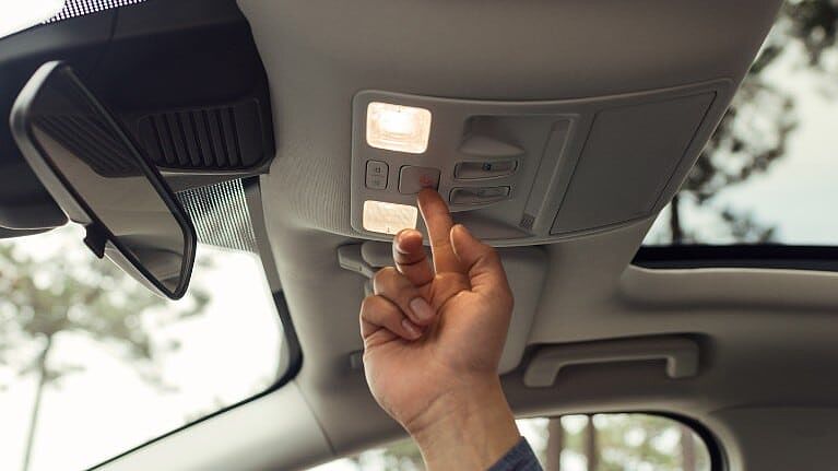 eCall Schalter wird betätigt